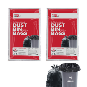 Garbage Bags – Medium | Pack of 2 (60 Pieces)