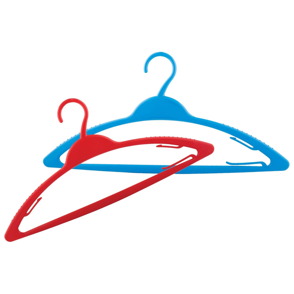 Amaze Clothes Hangers Blue & Red – Set of 12
