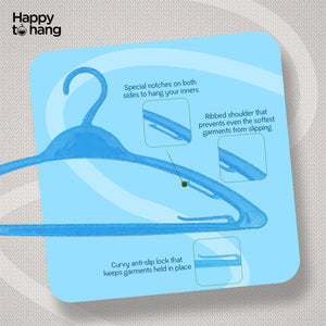 Amaze Clothes Hangers Blue & Red – Set of 12
