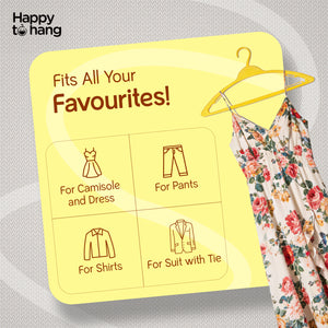 Amaze Clothes Hangers Yellow & Orange – Buy 1 Get 1