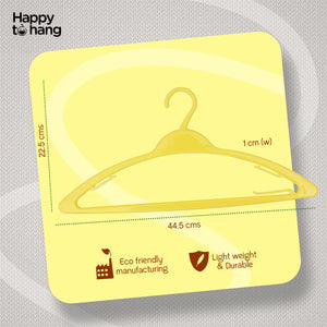 Amaze Clothes Hangers Yellow & Orange – Set of 30