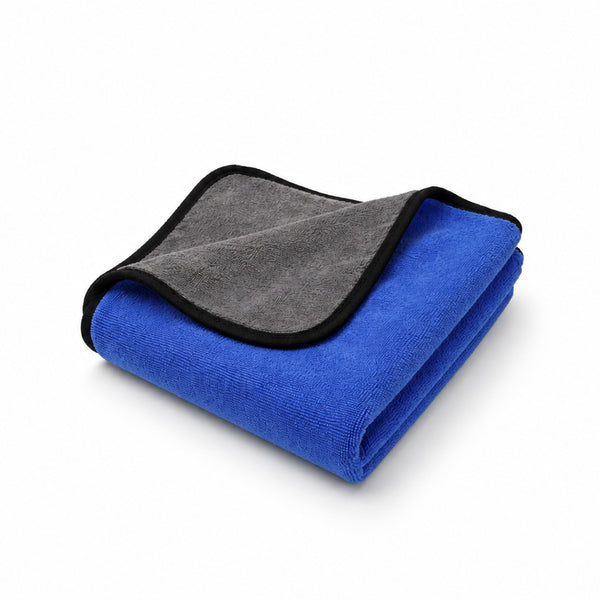 Happy Shield EasyWipe Premium Microfiber Cloth | 60 x 40 cm | 600 GSM | Blue | Pack of 1