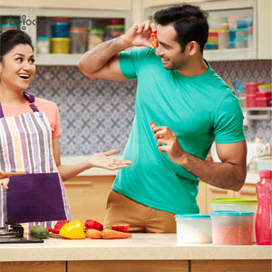 Airtight Kitchen Storage Containers – Round | Set of 5 (10.55 L)