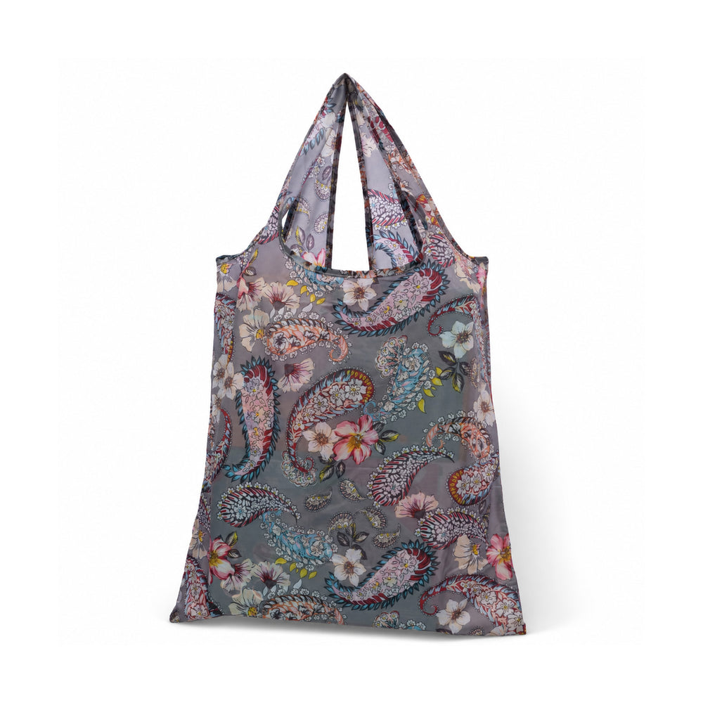 Belocopia Foldable Shopping Bag for Women | Floral Paisley design