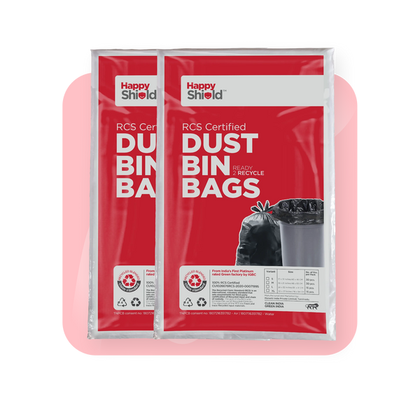 Garbage Bags – Medium | Pack of 2 (60 Pieces)