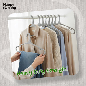 Teeser Clothes Hangers Grey – Pack of 6
