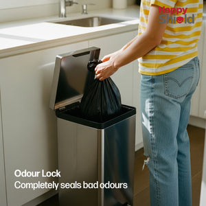 Happy Shield Garbage Bags – Small | Set of 90 (3 packs x 30)