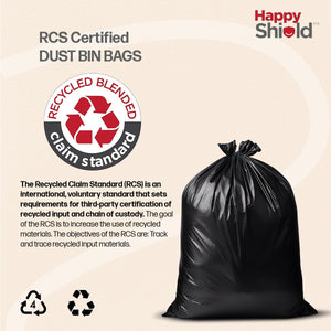 Happy Shield Garbage Bags – Small | Set of 90 (3 packs x 30)