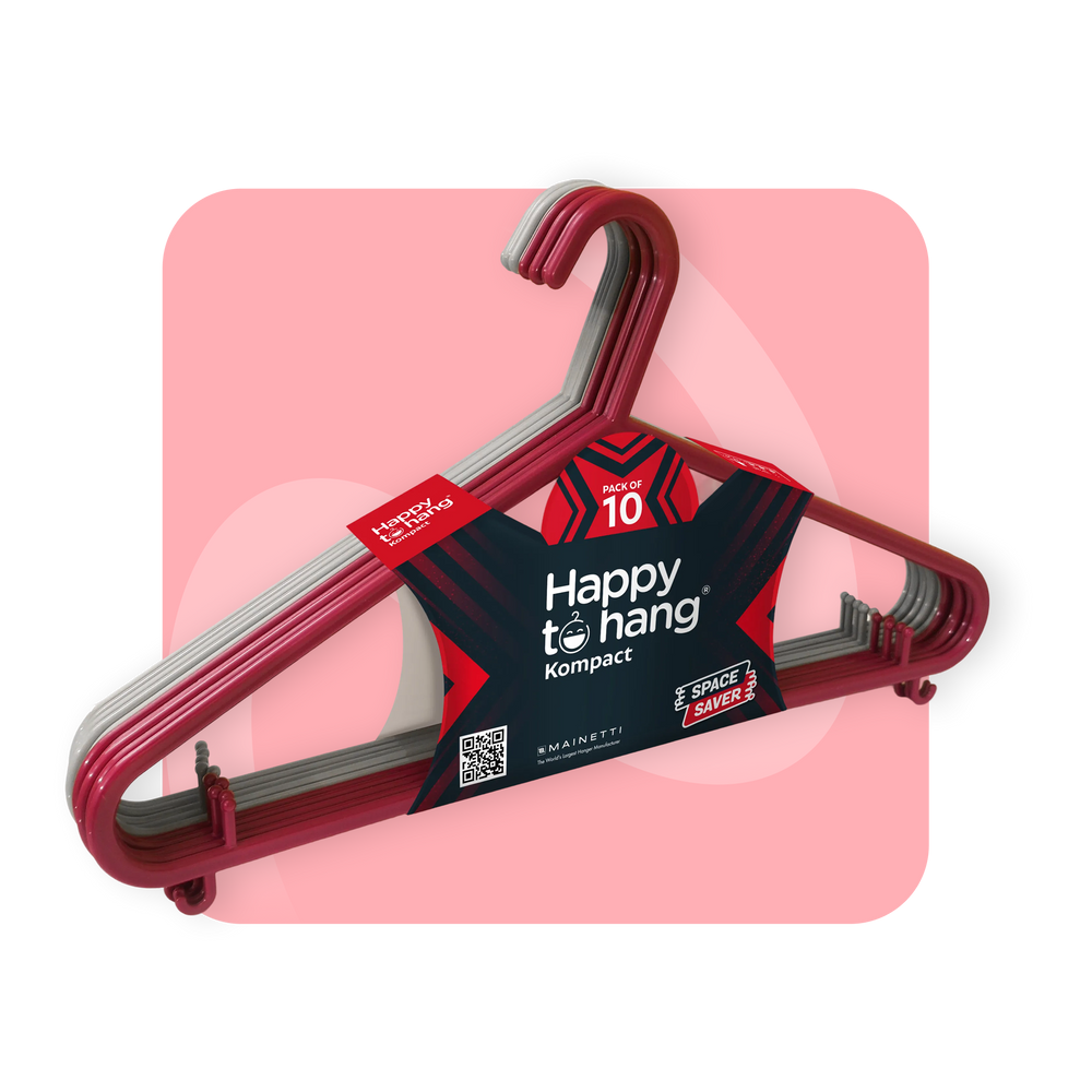 Kompact Clothes Hangers – Set of 10
