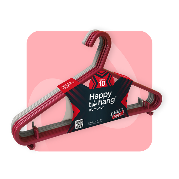 Kompact Clothes Hangers – Set of 10