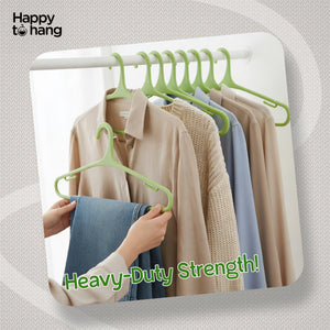 Teeser Clothes Hangers Green – Pack of 10