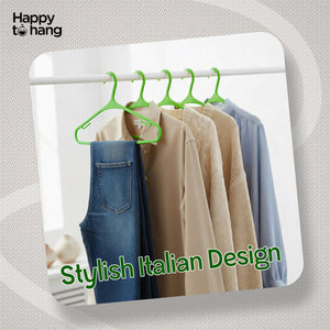 Teeser Clothes Hangers Green – Pack of 10