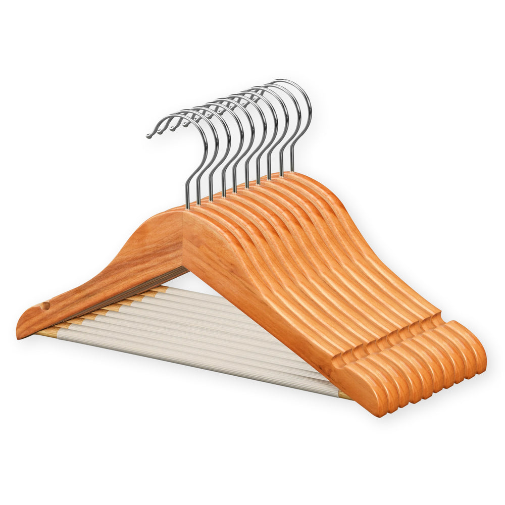 Timber Wooden Hanger – Set of 10