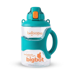 Bigbot Gym Water Bottle 2.2 Litre (2200ml) | Teal | BPA-Free, Leakproof Sports Bottle with Handle Grip | Large Capacity Workout Bottle for Gym, Bodybuilding, Running & Outdoor Use