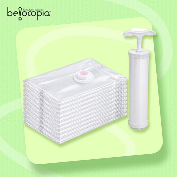 Balocopia Squeezo Vaccuum Bags 2 Small, 2 Medium, 1 Large