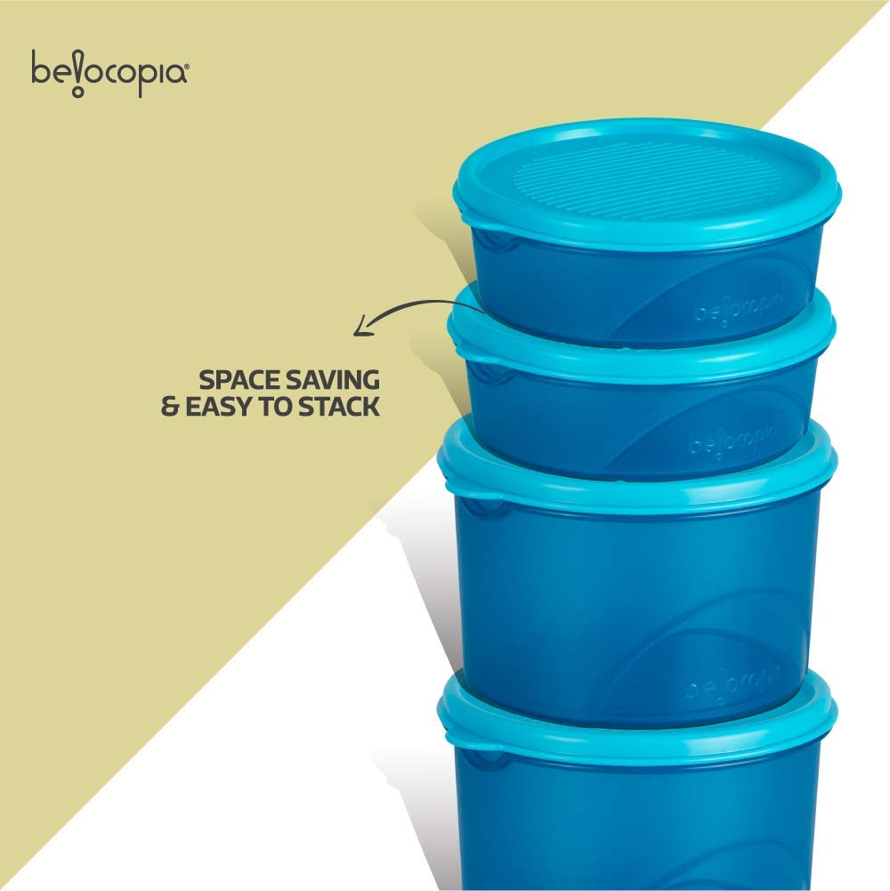 Belocopia-4-Piece-Round-Easy-Pick-Container-Set-(1.5-L),-Blue-best