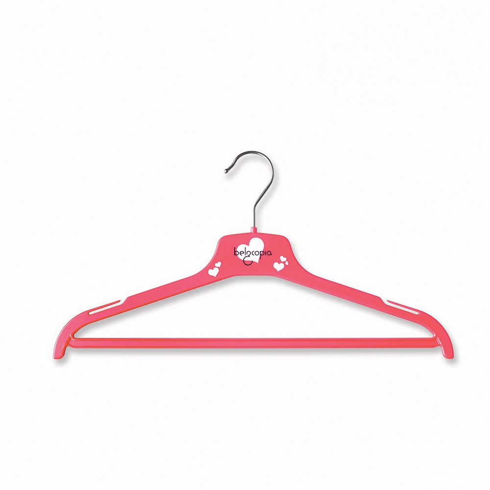 Belocopia-Inlove-6-Piece-Plastic-Hanger-pink