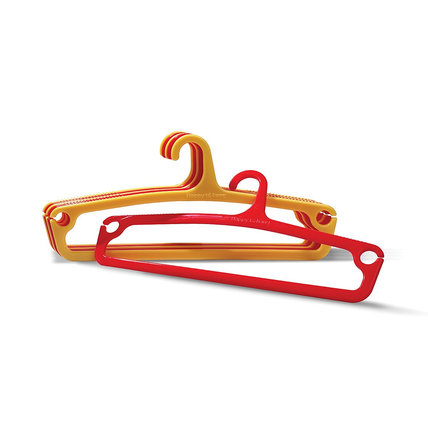 Happy-To-Hang-Ethnica-Polypropylene-Hanger-(Yellow-and-Red)